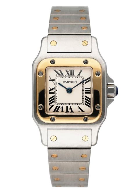 montre cartier santos galbee